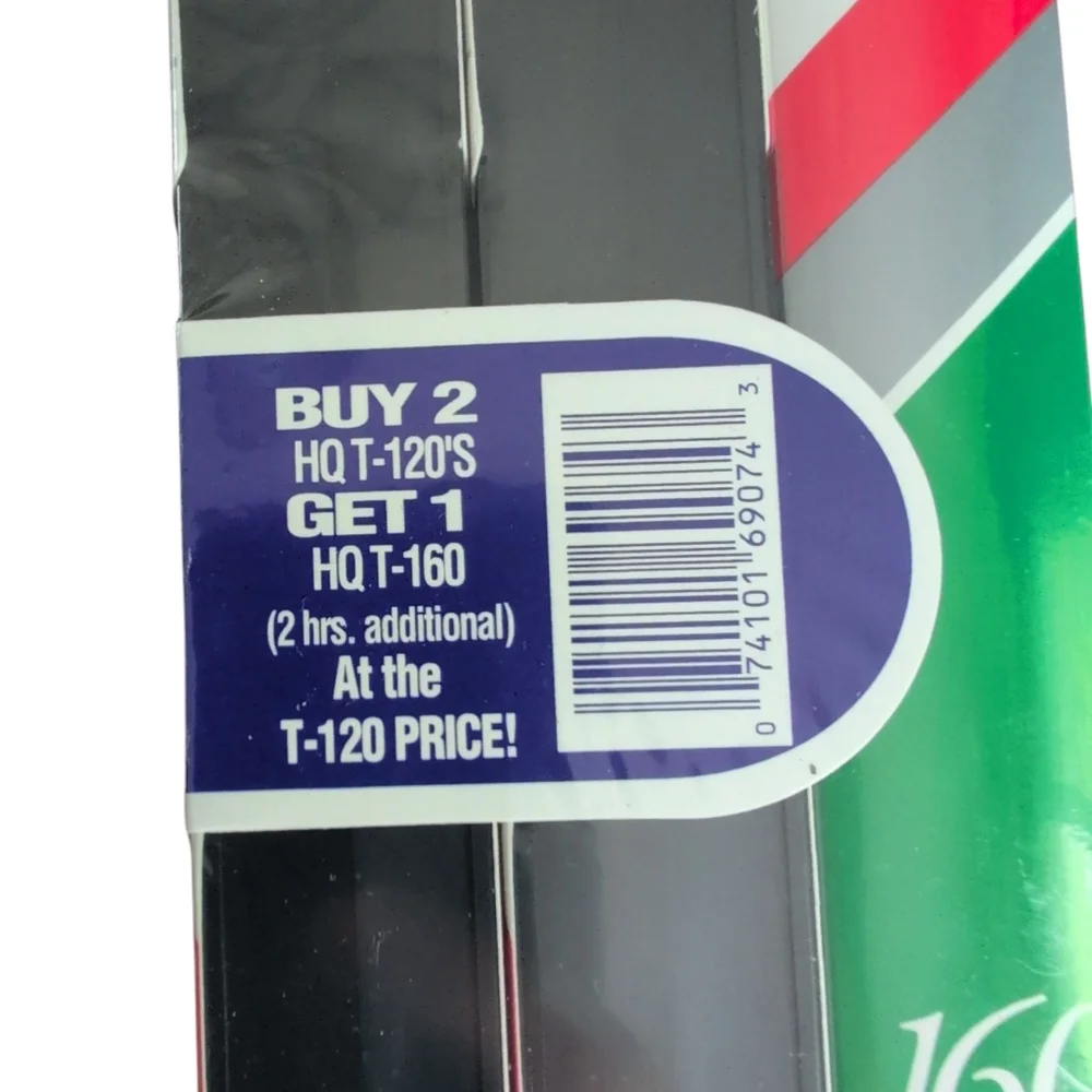 3 Fuji High Quality 160 HQ Min Blank VHS VCR Tapes New Sealed